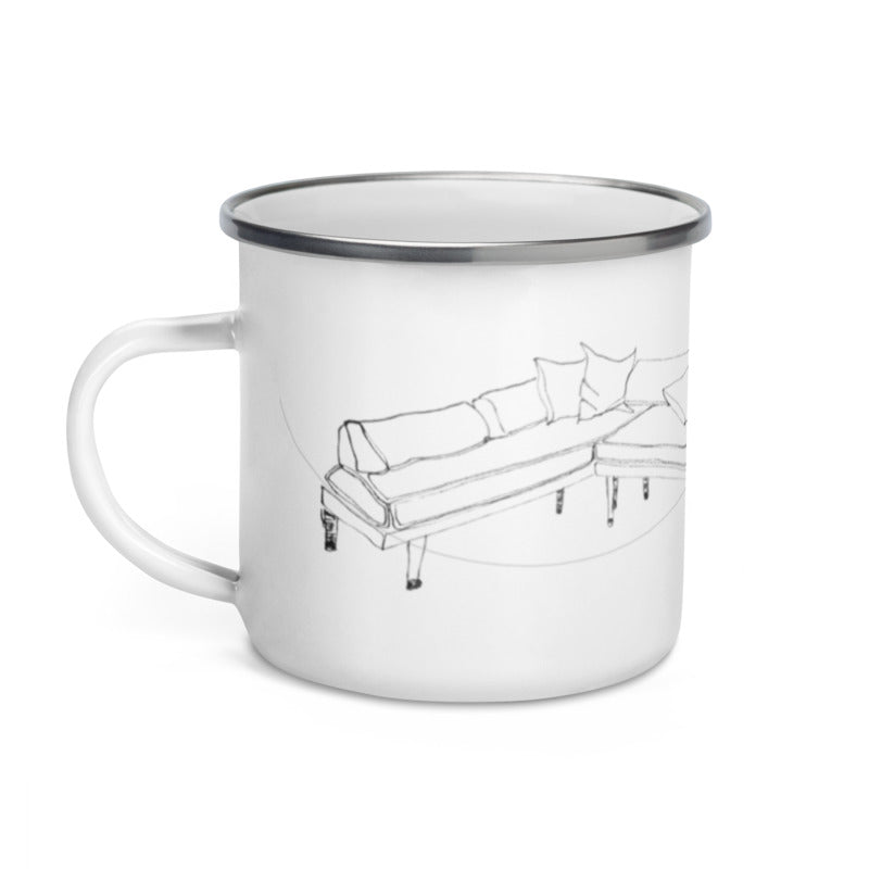 Enamel Mug or Rinse Cup